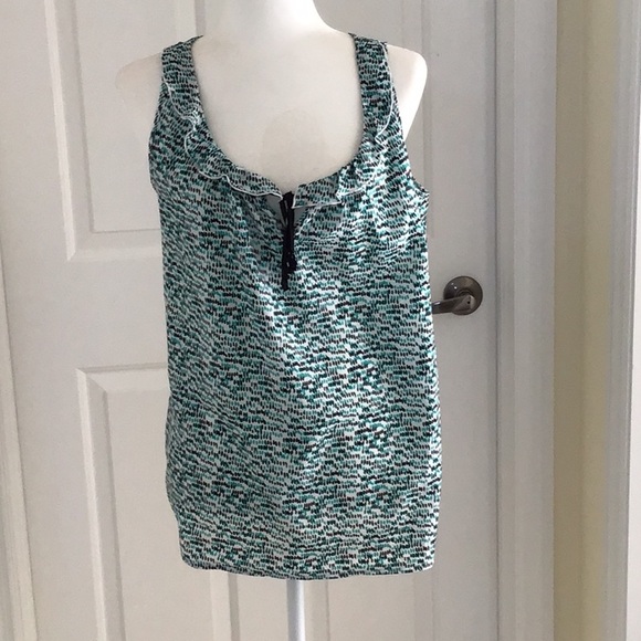 LOFT Tops - Ann Taylor LOFT dotted sleeveless blouse